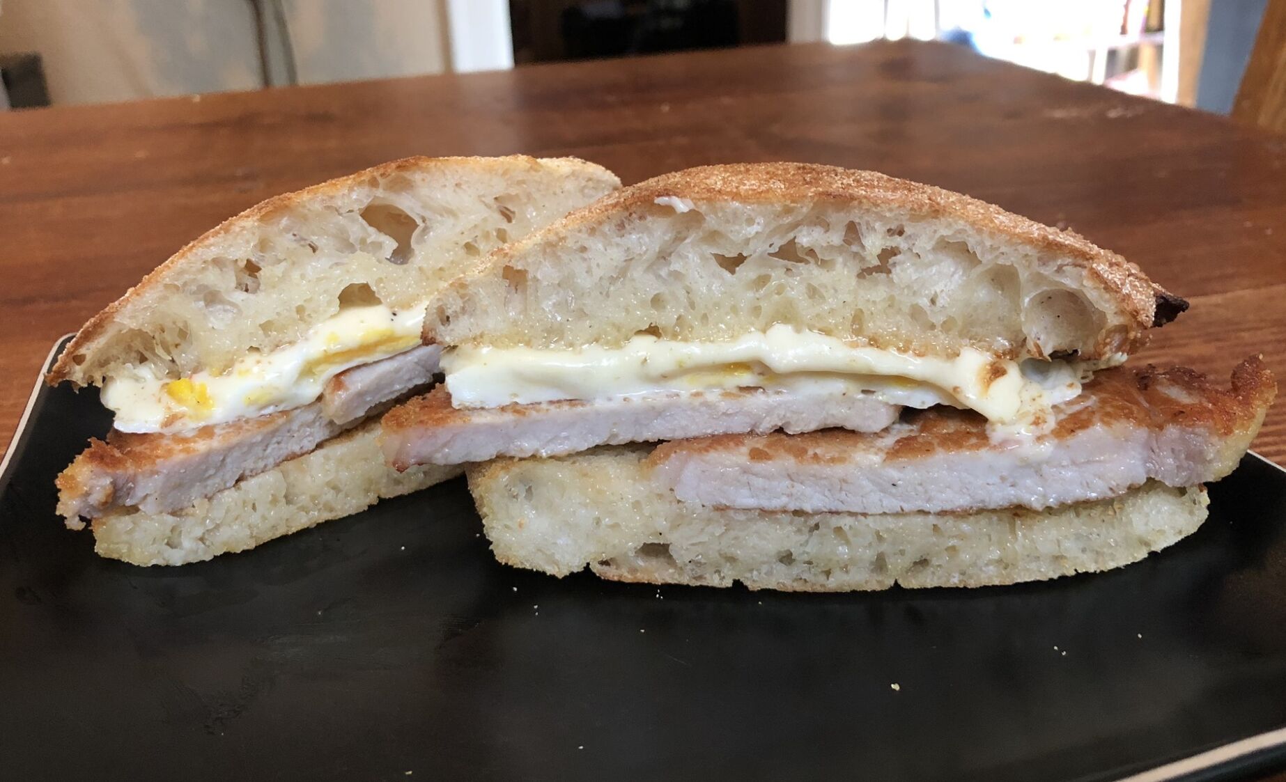 Breakfast sandwich Dash's Market Canadian bacon